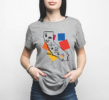 colorful custom tshirt