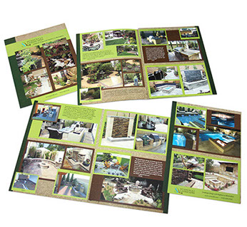8-page custom brochure with original photos