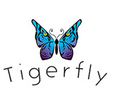 tiger and butterfly image combined for custom logo design