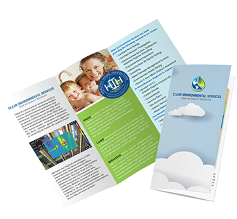 unique tri-fold brochure design